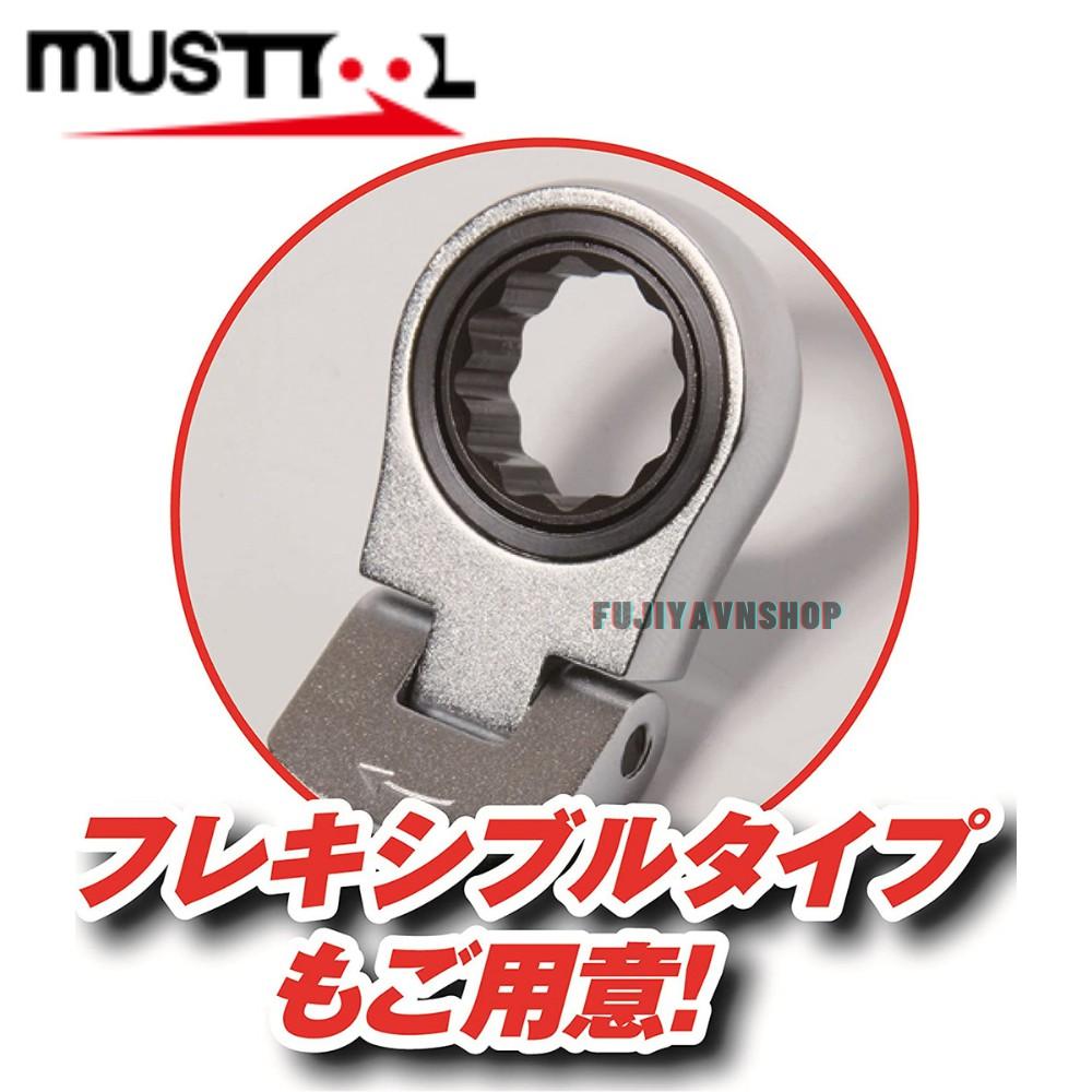Cờ lê vòng miệng tự động đảo chiều Musttool MWF-13 12423