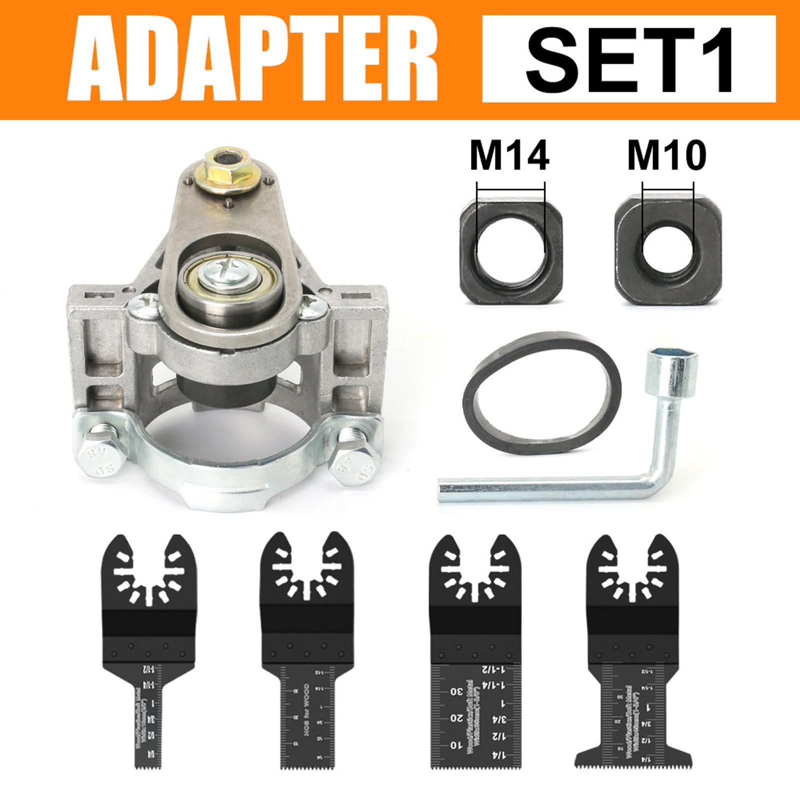 9x Angle Grinder Conversion Head Kits for Gypsum Wall Pruning Cement Mortar