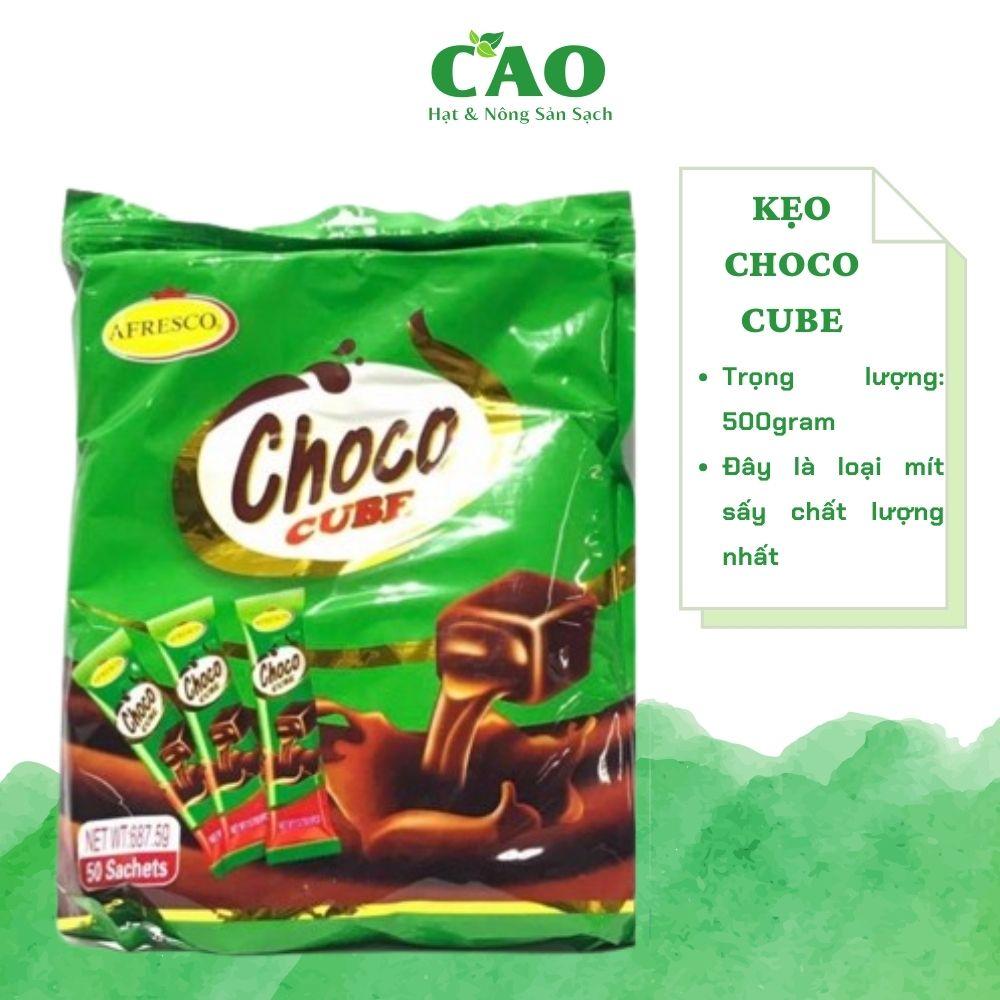 [687GR] KẸO CHOCO CUBE VIÊN NÉN HONGKONG TÚI LỚN