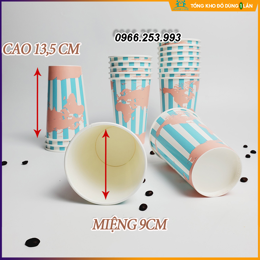 50 cốc giấy 540ml Global 18OZ