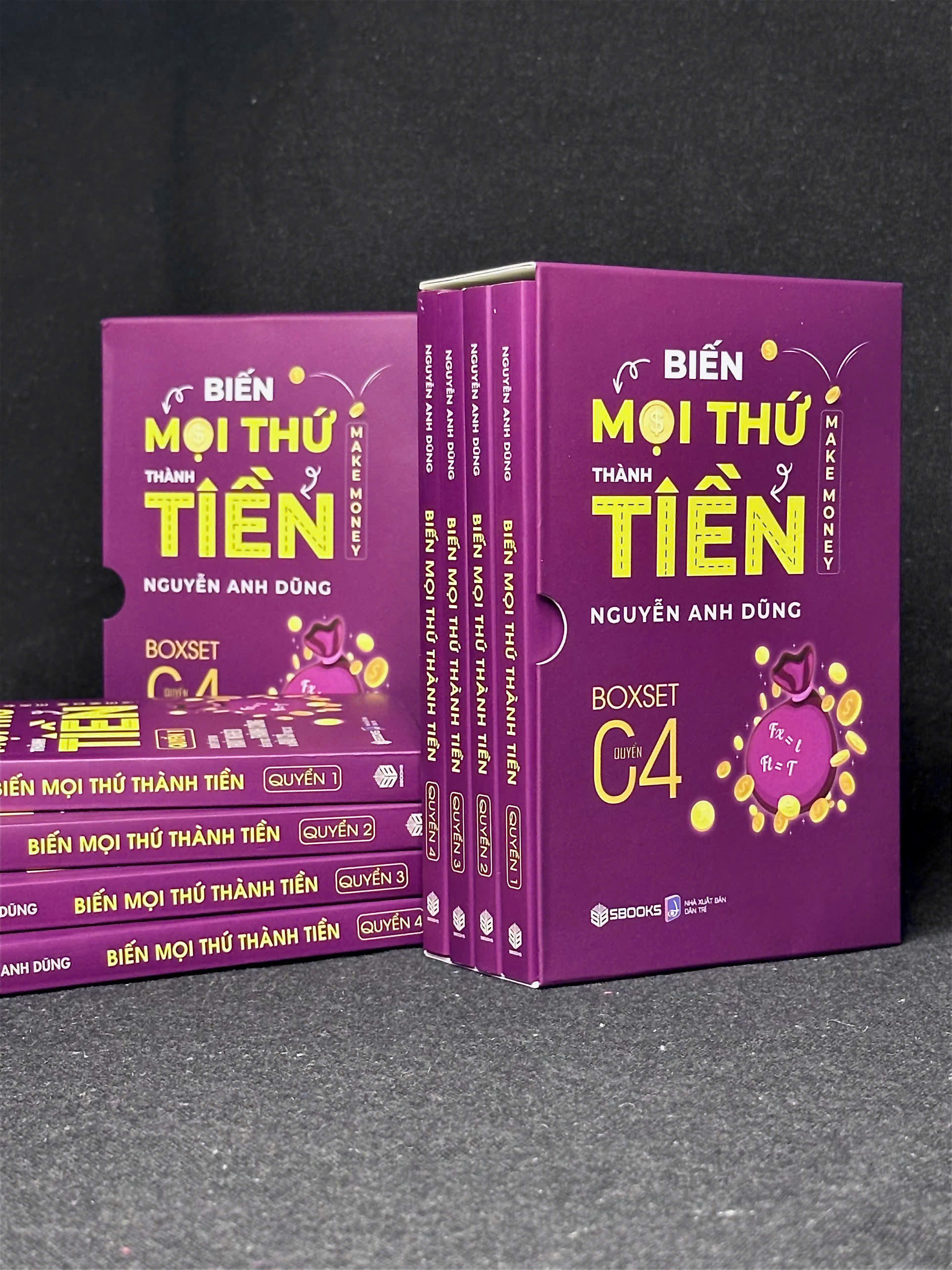 BOXSET - BIẾN MỌI THỨ THÀNH TIỀN (4 Quyển) - SBOOKS