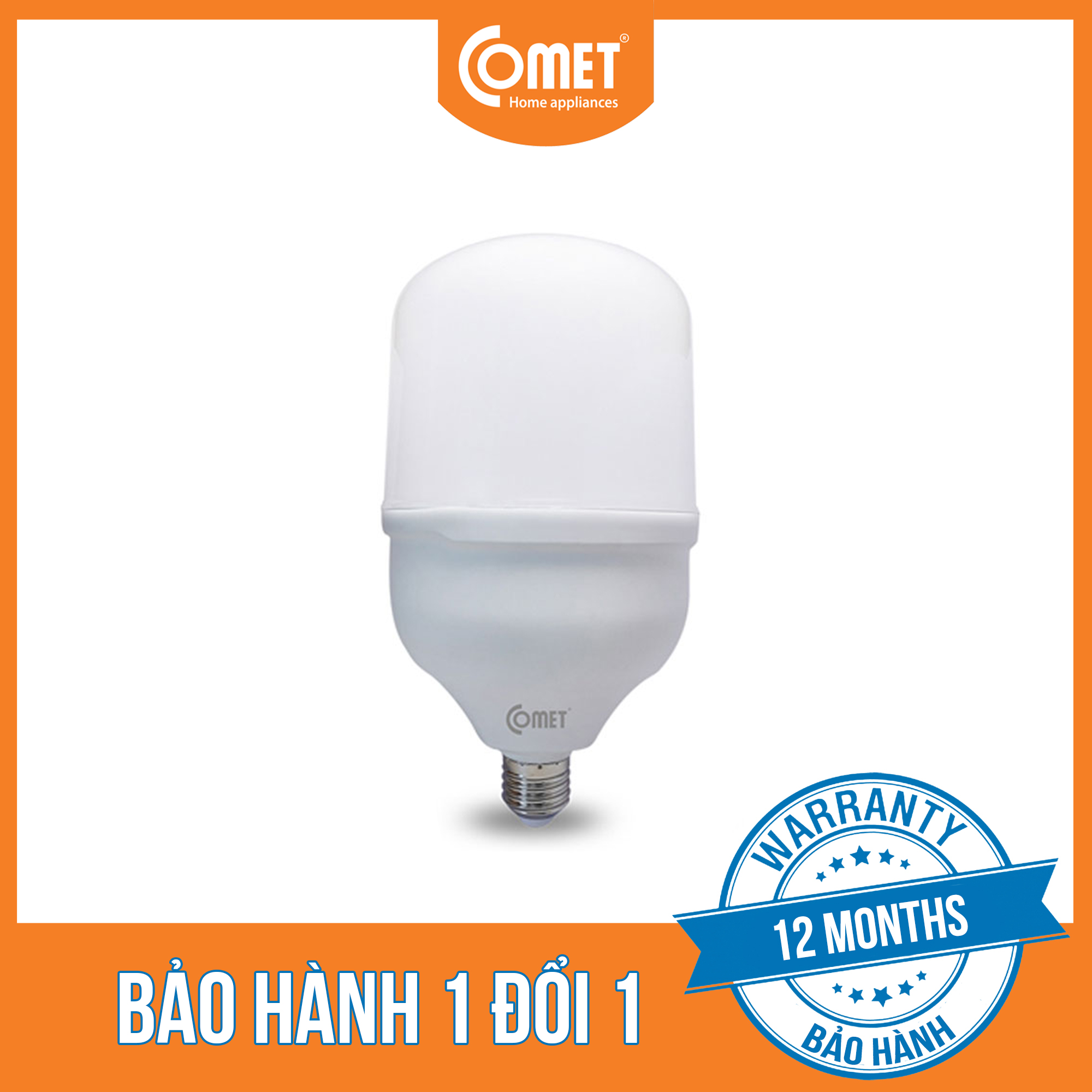 Bóng Đèn LED 38W COMET Bulb Fighter CB02F0386 Ánh Sáng Trắng - Hàng Chính Hãng