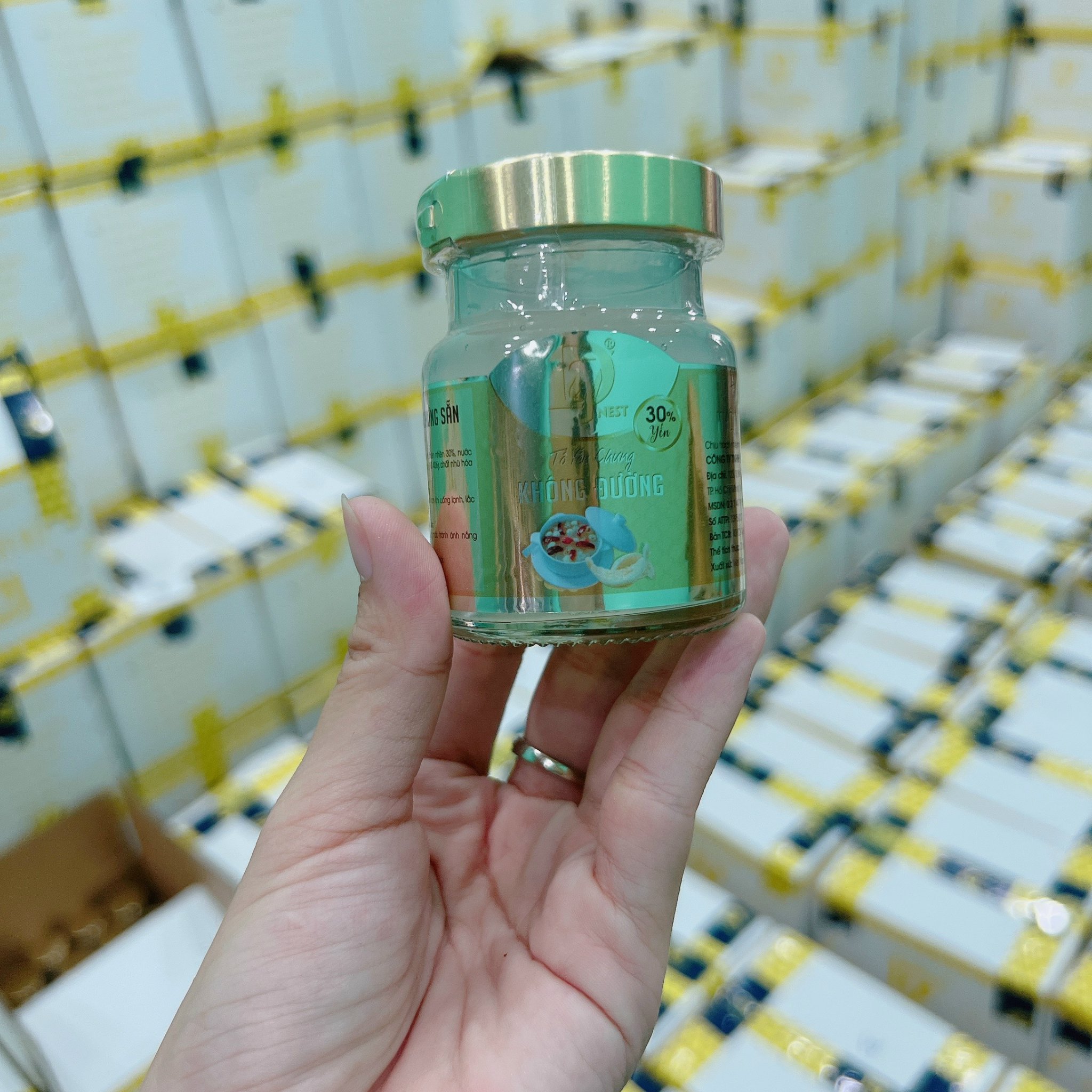 Lốc 6 hủ yến chưng ĐƯỜNG KIÊNG đậm đặc bổ dưỡng làm quà biếu - D7