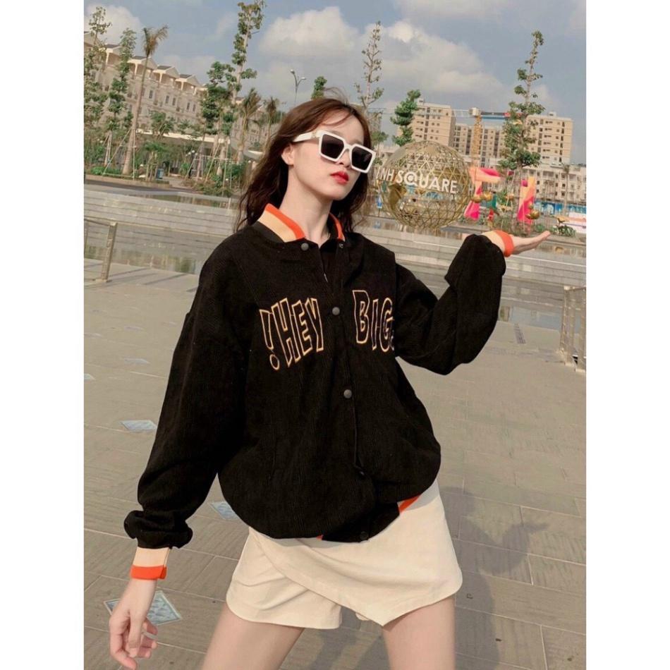 Áo khoác nam nữ áo bomber unisex chất nhung phong cách hàn quốc rẻ đẹp hot hit hàng rẻ đẹp ST70 - babitrendy