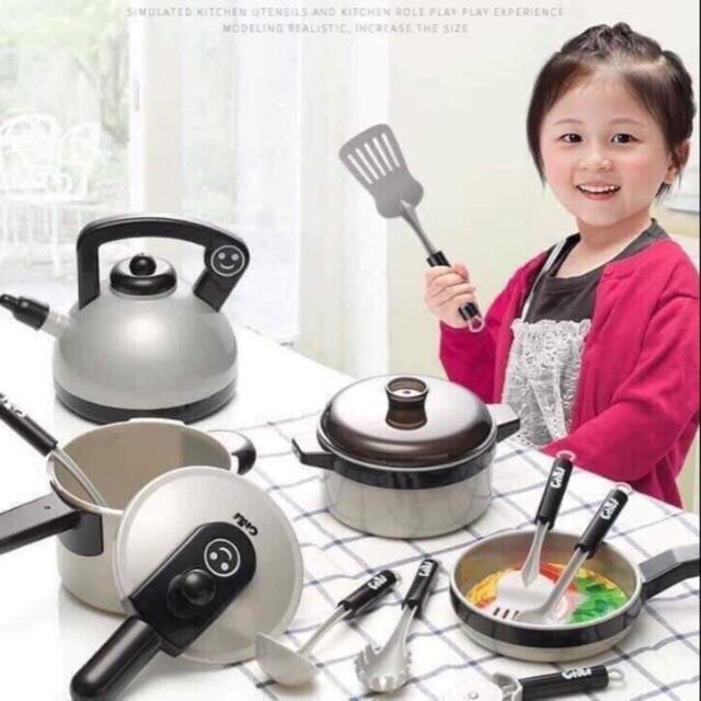 Đồ chơi nấu ăn 36 món - bộ nấu ăn 36 chi tiết an cho bé giúp bé làm quen với các dụng cụ nhà bếp