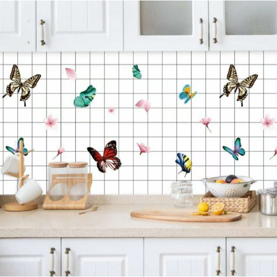 CUỘN 3m Decal Dán Bếp Tráng Nhôm Cách Nhiệt MẪU ĐỘNG VẬT Khổ Rộng 60cm