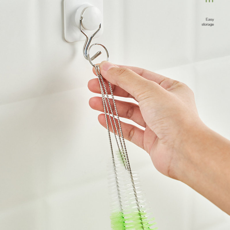 Bộ dụng cụ cọ rửa bình nước nhà bếp KM-2012 hàng Nhật