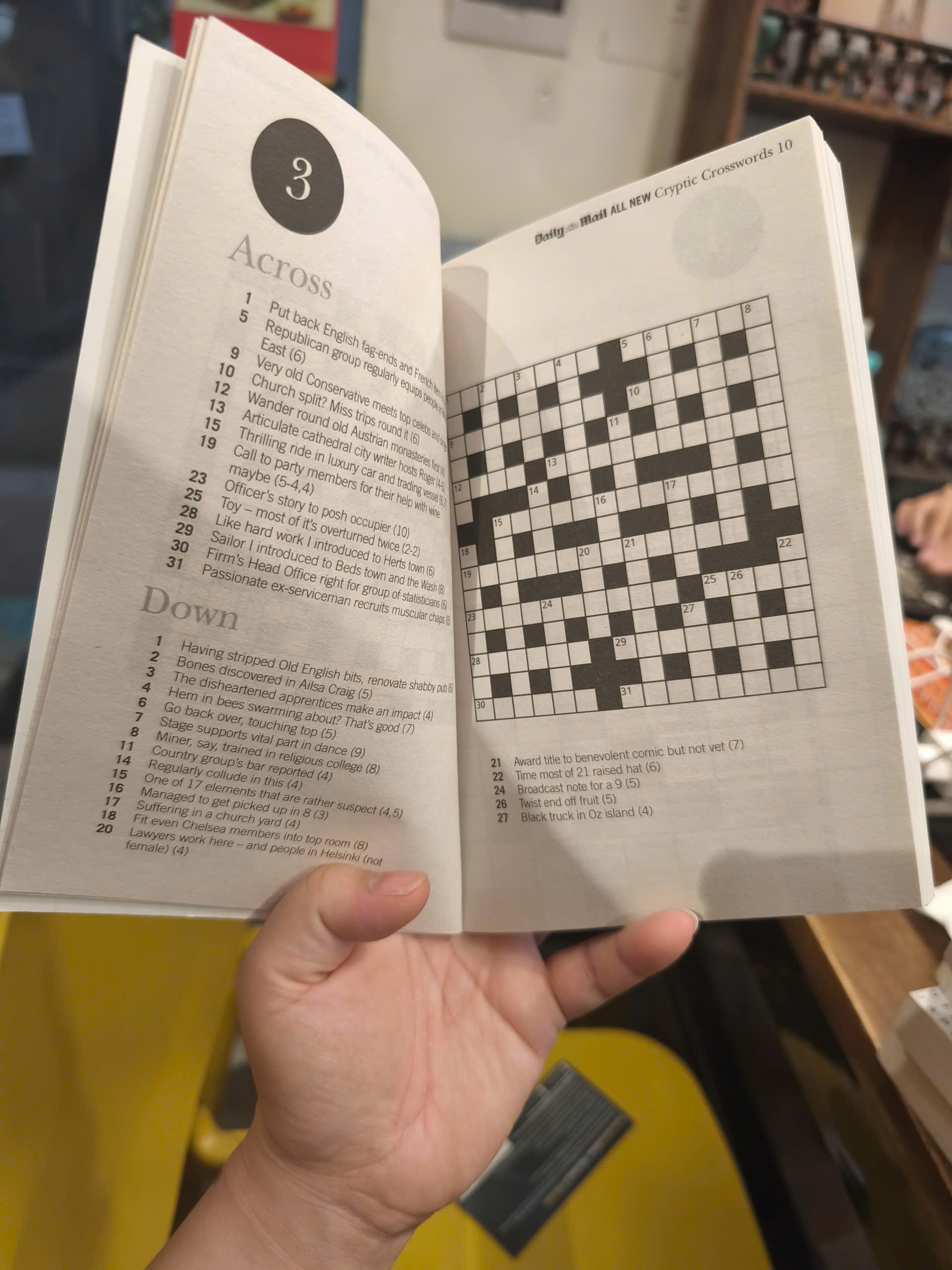 Sách - All New Cryptic Crosswords 10 | Games / Ngoại văn Nhập khẩu UK / Trò chơi ô chữ giải trí