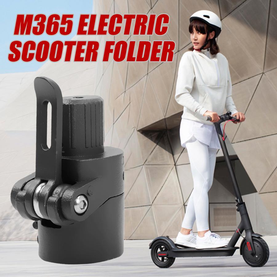 Chuyên nghiệp Gấp Cực cơ sở Khóa Vít Hook Thư mục vít que thuận tiện cho Xiaomi M365 Bộ phận thay thế xe tay ga điện Color: Black