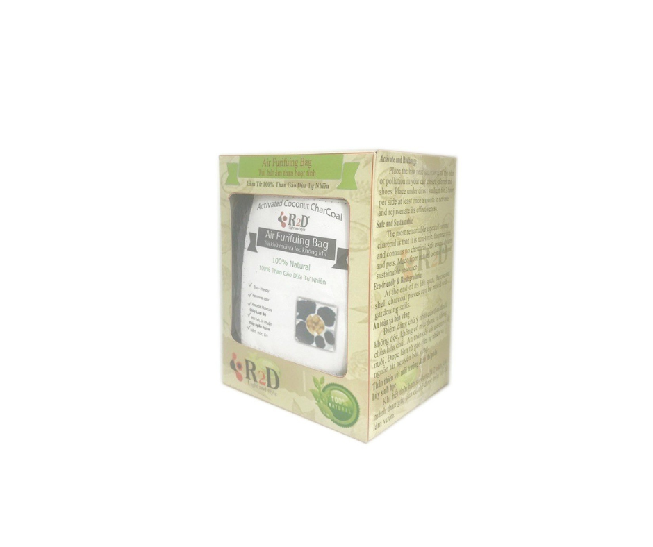 Túi Hút Ẩm Than Hoạt Tính Khử Mùi, Than Hoạt Tính Khử Mùi Xe Hơi , Kháng Khuẩn Đến Từ Shop R2D, Nguyên Liệu Tự Nhiên, Lành Tính.