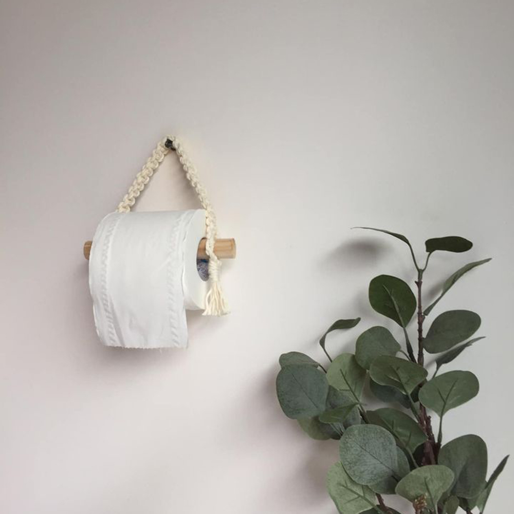 Treo Giấy Vệ Sinh Dây Thừng Tự Nhiên Handmade