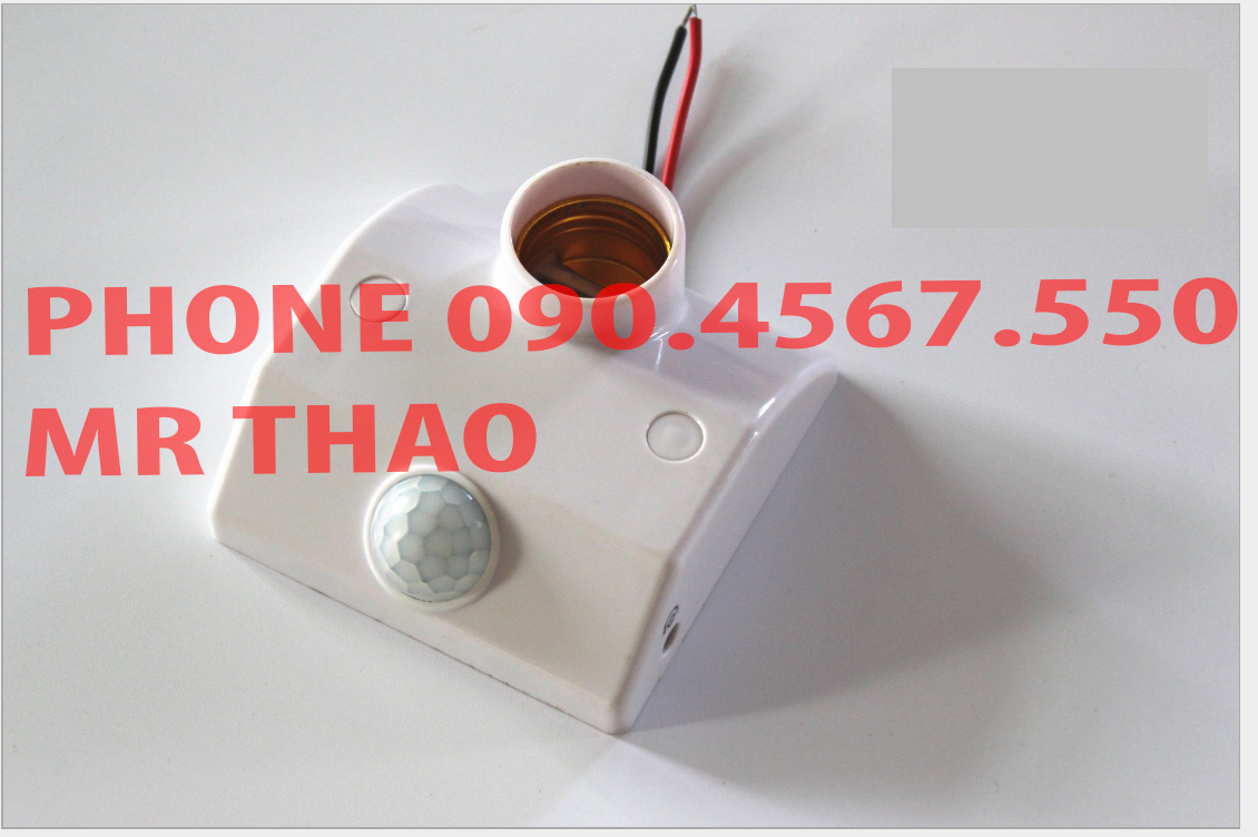 Đuôi bóng đèn cảm ứng hồng ngoại trắng APH-RT820