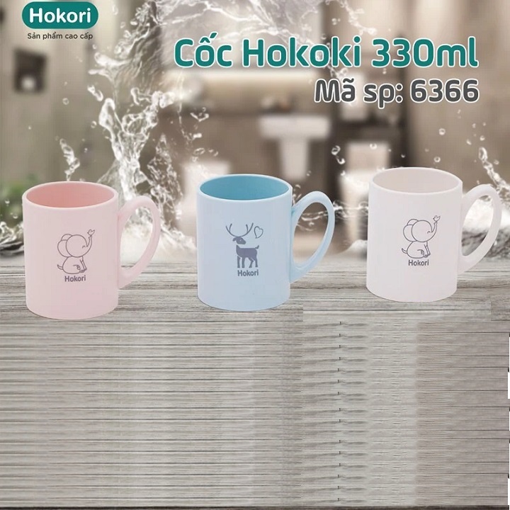 Cốc nhựa cao cấp hokori loại 330ml