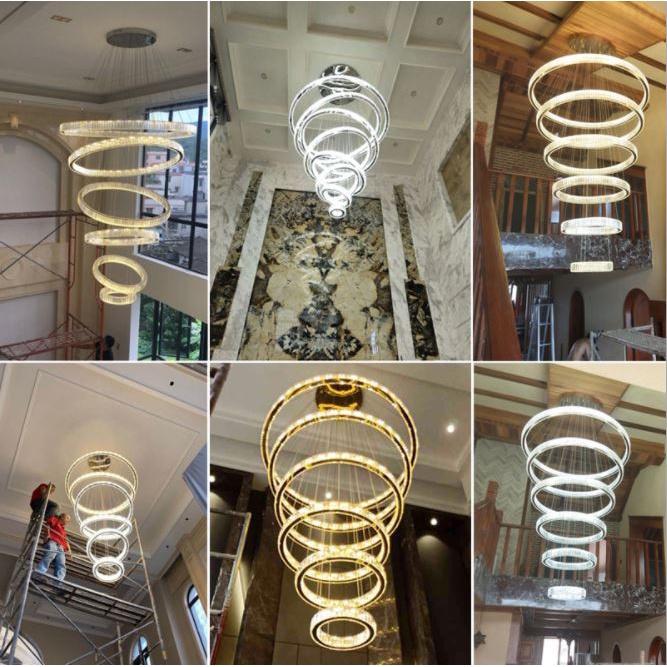 Đèn thả thông tầng ELMER kiểu dáng sang trọng trang trí nhà cửa hiện đại