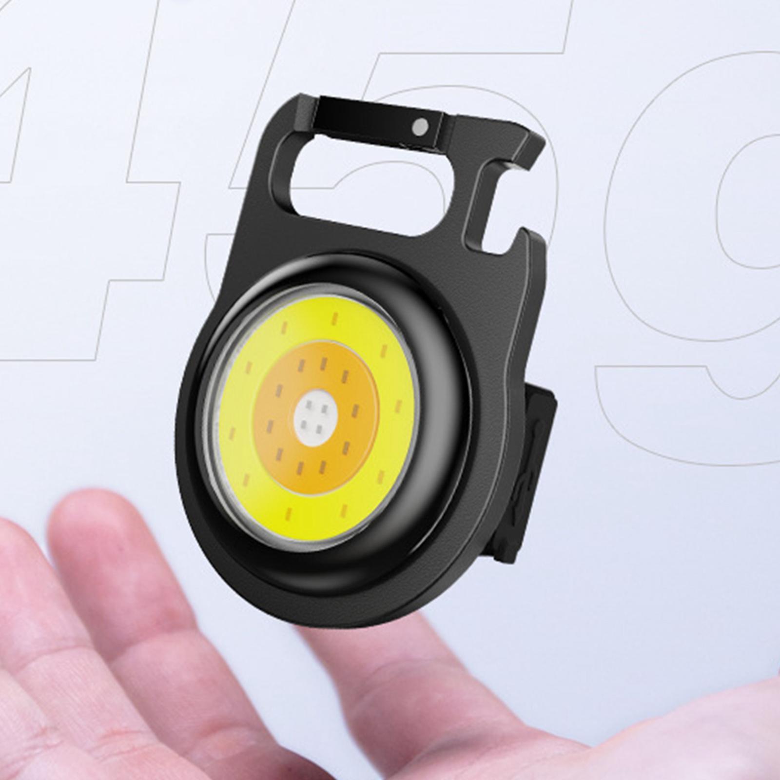 Keychain Torch Rechargeable LED Flashlight for Outdoor Activities Reading