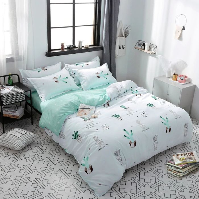 Bộ chăn ga gối Cotton cao cấp 1m6x2m MNT223