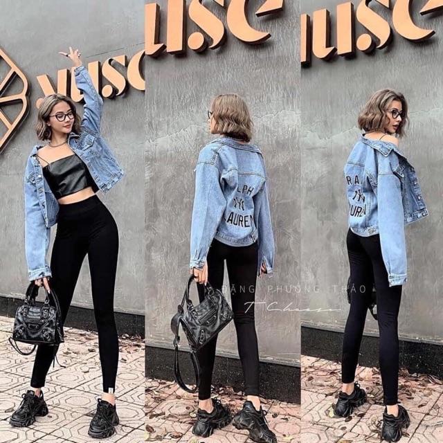 Quần legging nữ xuất hàn kèm túi