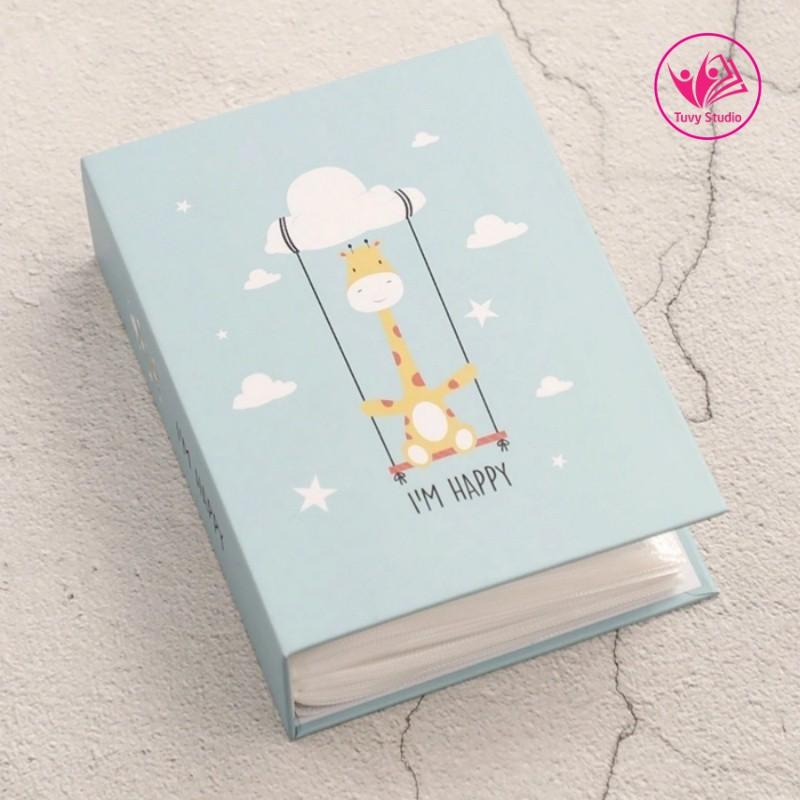 Album ảnh 9x12 đựng 200 tấm bìa giấy cứng đẹp siêu cute để ảnh cho con, ảnh gia đình, làm quà tặng