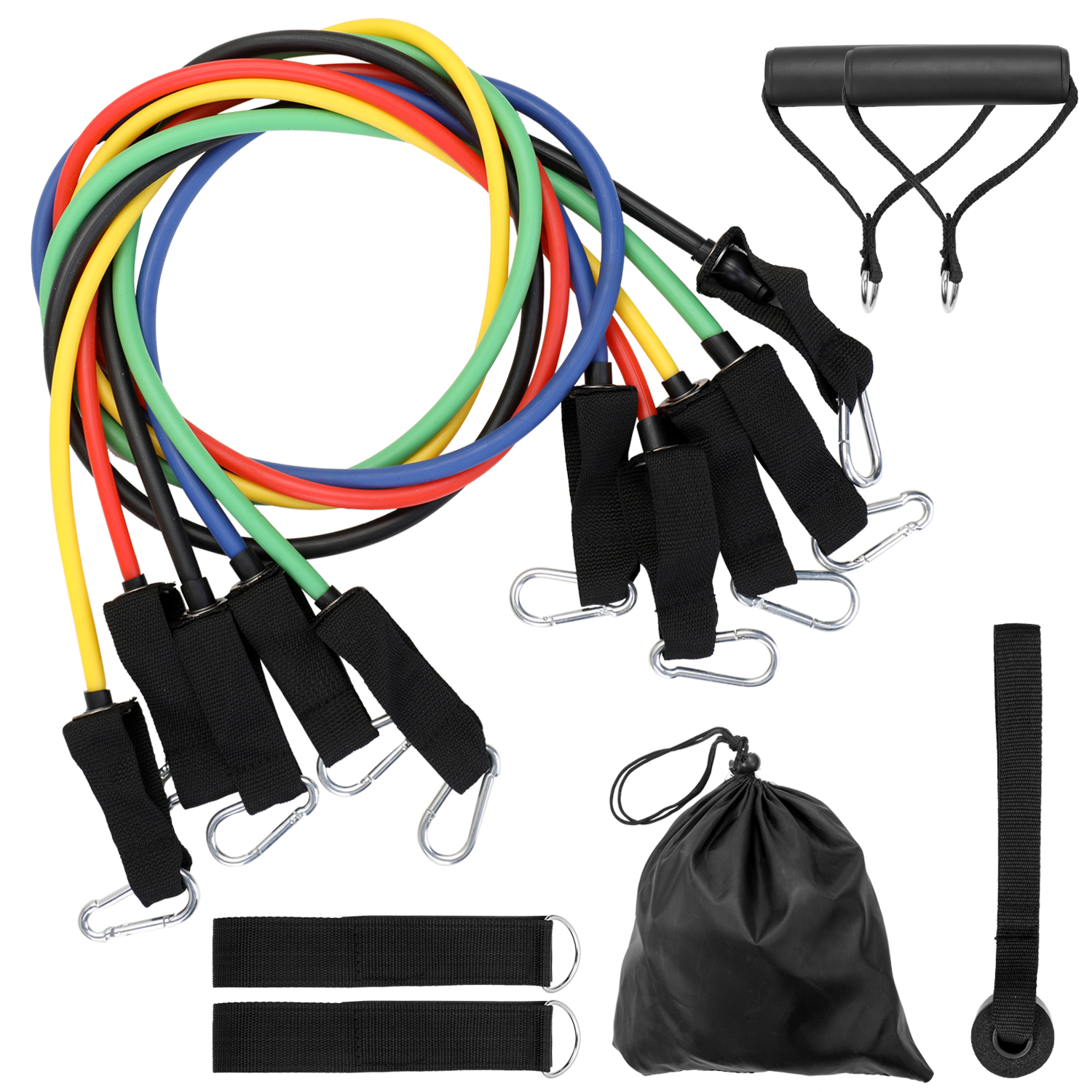 Bộ 11 dây đai tập luyện thể dục