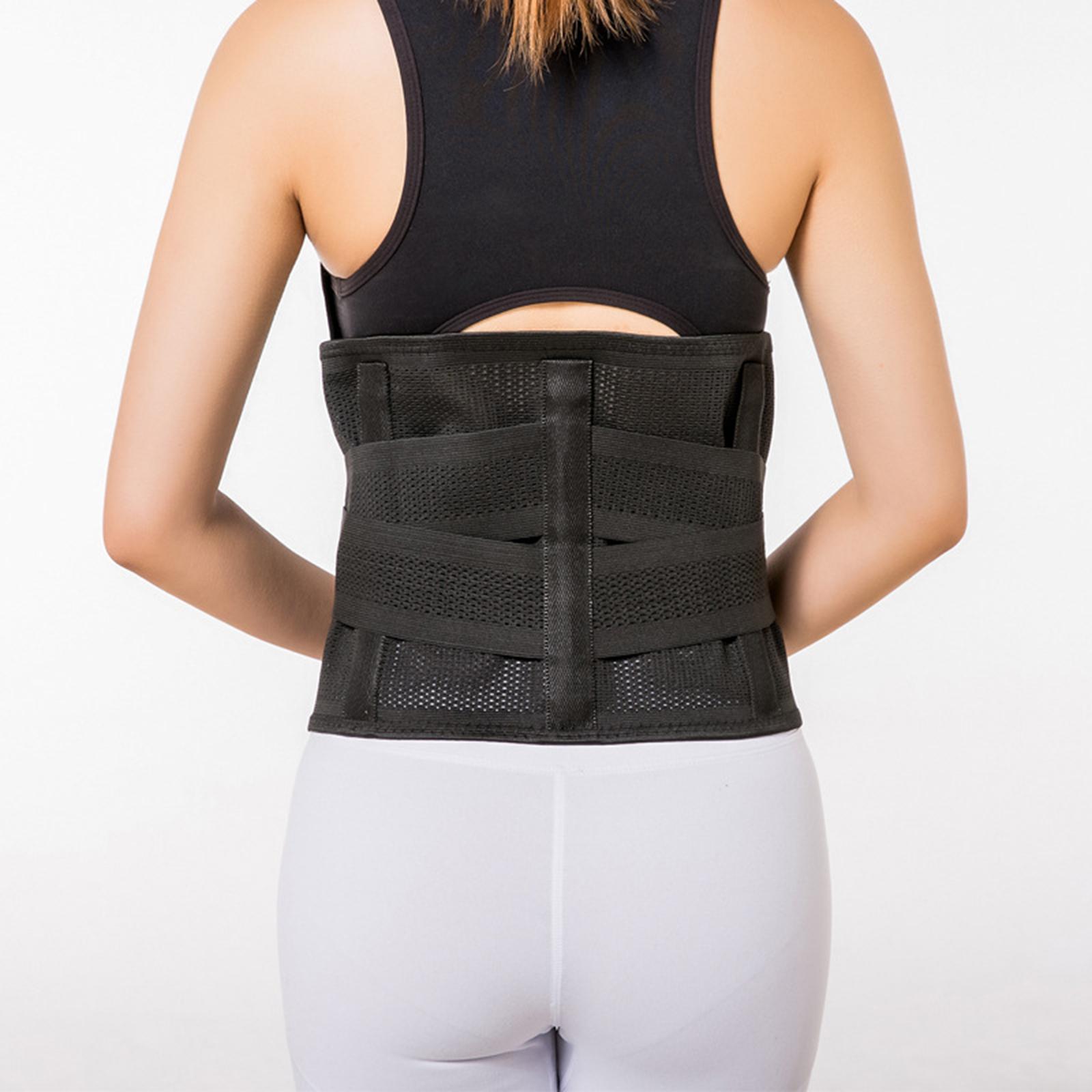 Support Belt Back Brace Men Portable Stomach and Back Support Lightweight Waist Support Band Waist Trimmer Belt for Running Squatting
