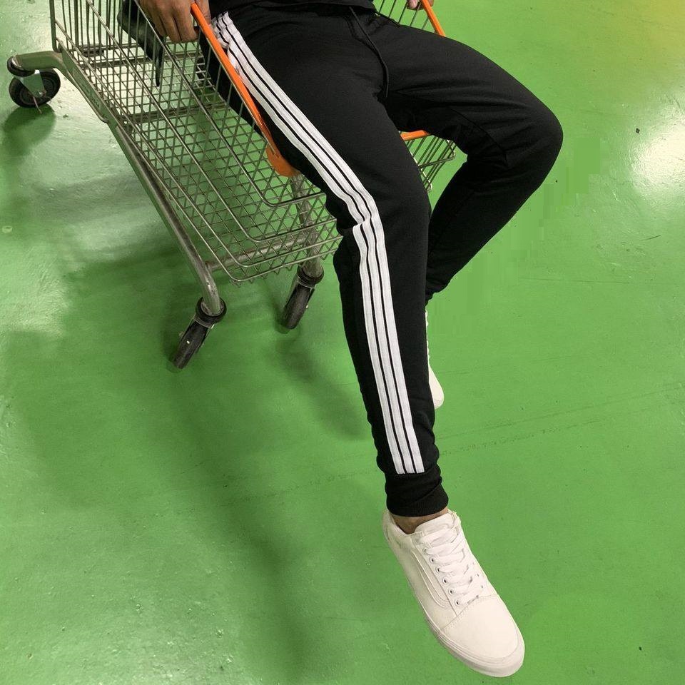 Quần jogger  thể thao 3 sọc BO ỐNG năng động cá tính, chất vải quần nỉ co giãn 4 chiều
