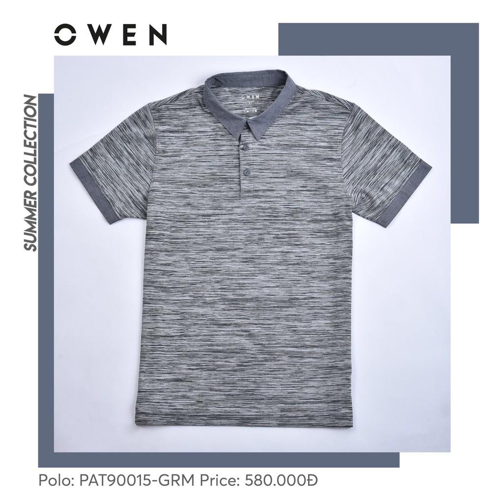 OWEN - Áo Polo nam cộc tay Owen 90015 - Áo thun có cổ nam