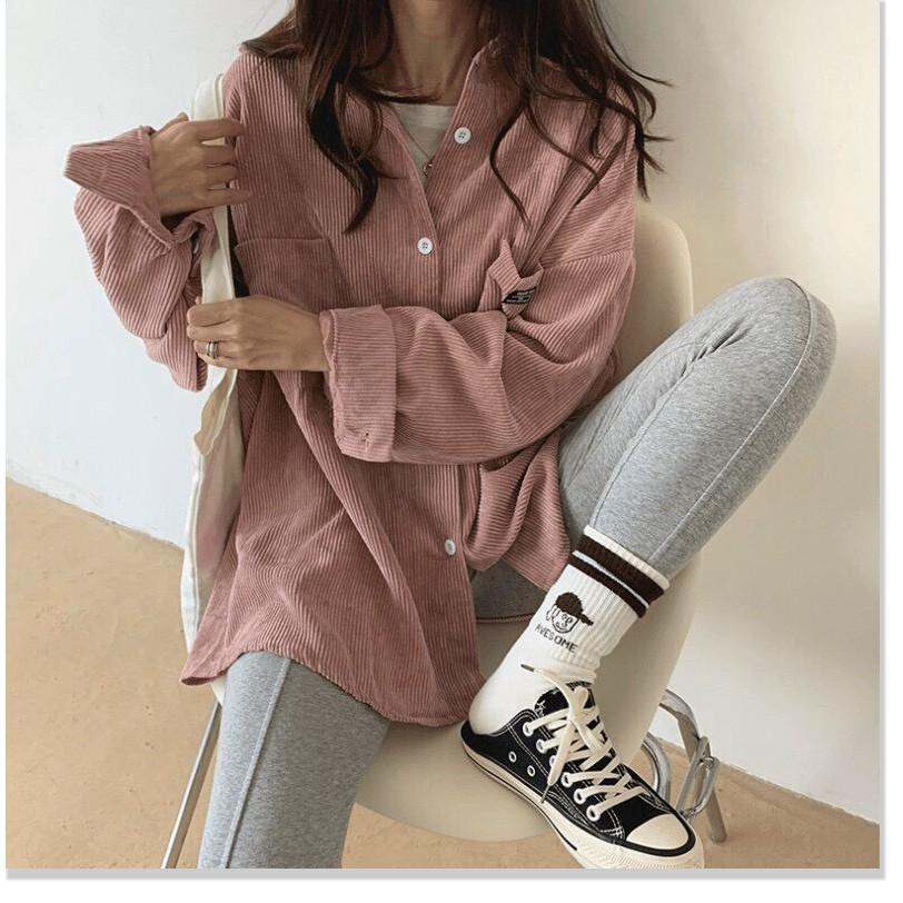 ÁO KHOÁC NHUNG NỮ CỰC XINH DÀNH CHO CÁC BẠN TRẺ - PHONG CÁCH MỚI -THỜI TRANG HÀN QUỐC THỜI TRANG MỚI KINGSHOP79