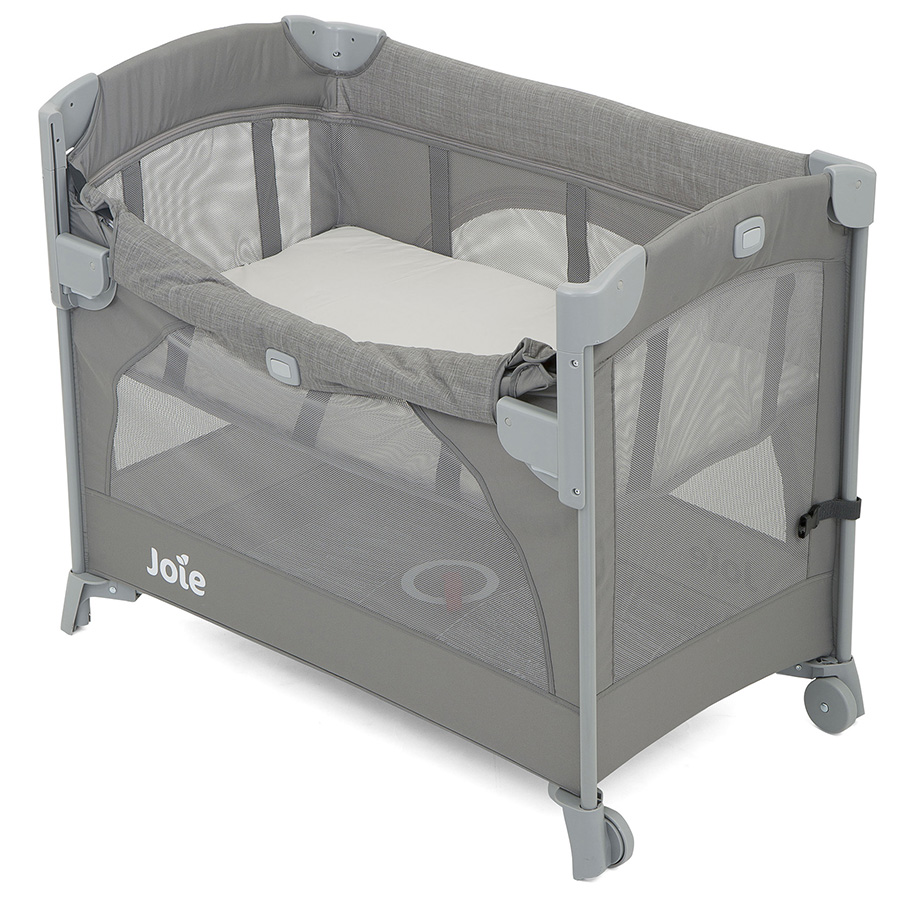 Giường Cũi Trẻ Em Joie Kubbie Sleep Foggy Gray