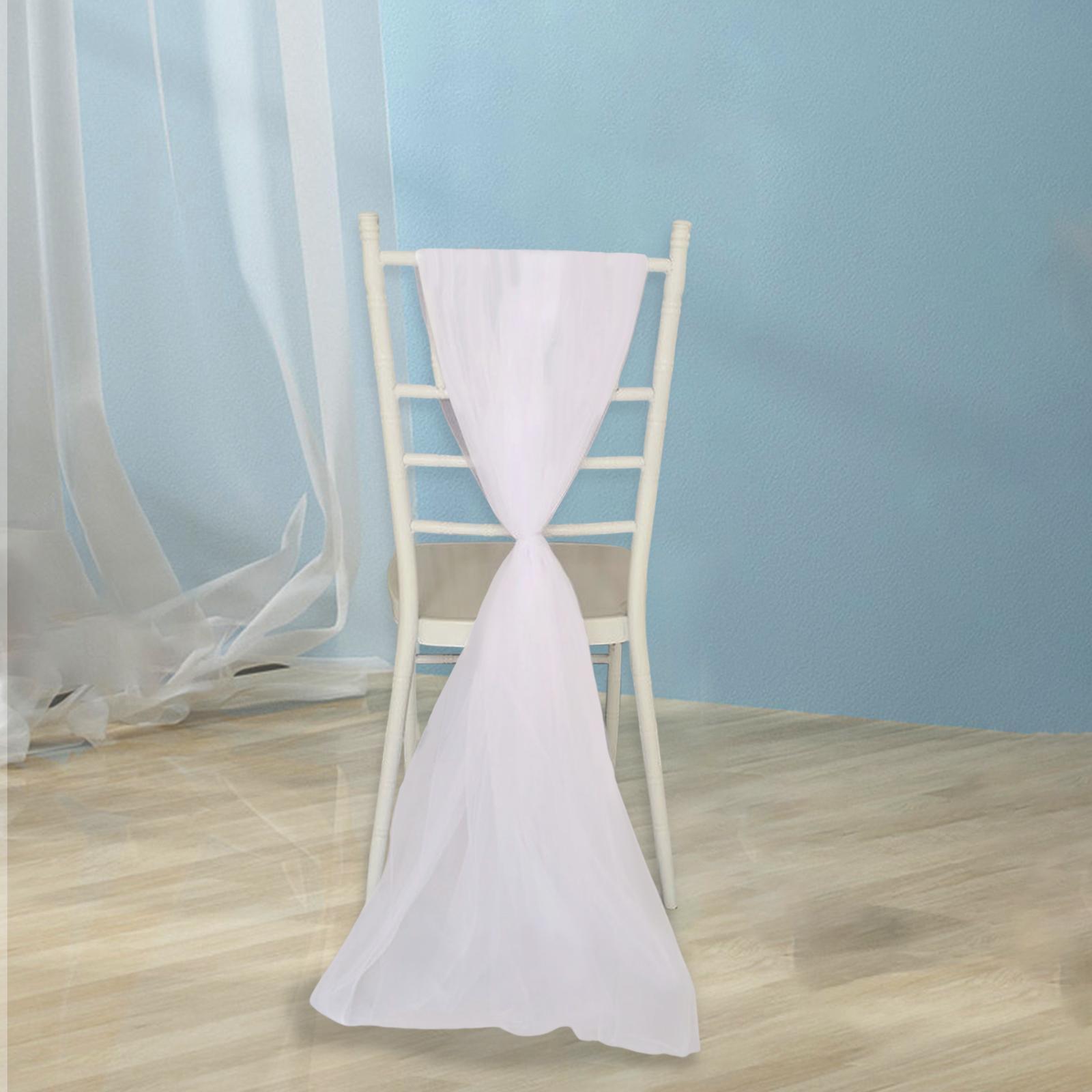 Wedding Tulle Roll Curtain Chair Sashes DIY for Party Centerpiece Chair