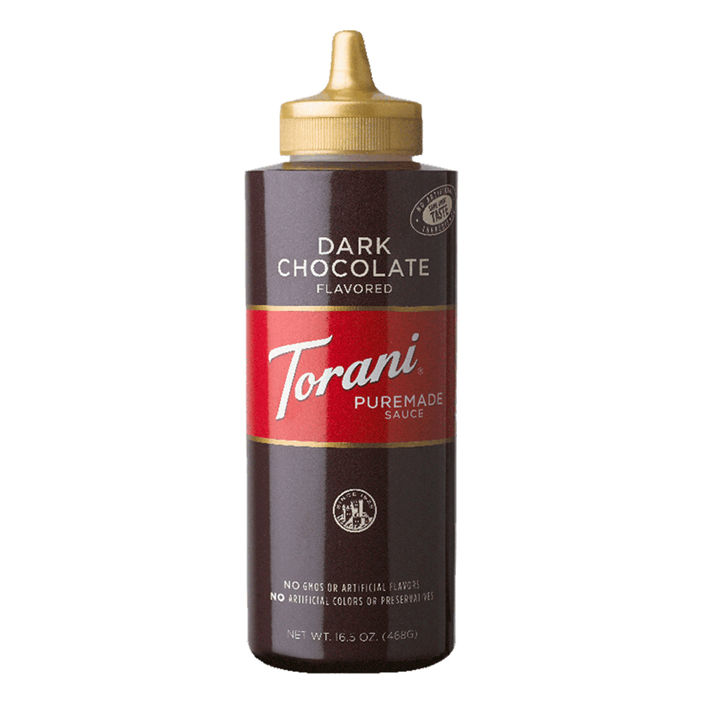 Sốt Socola Đen Torani Puremade Dark Chocolate Flavored Sauce 468gram Mỹ
