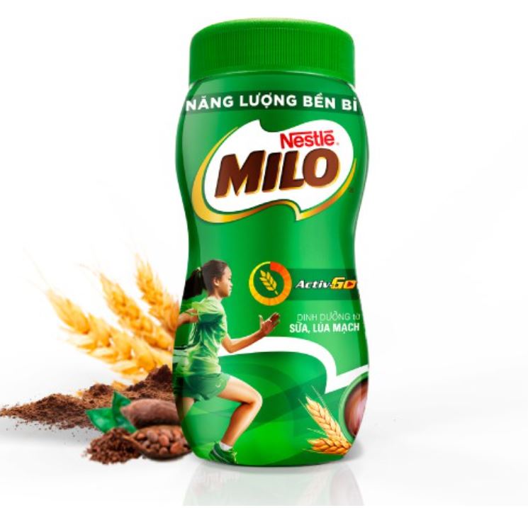 [Tặng Bình Nước Milo 700ml] Thức uống lúa mạch Nestlé MILO Nguyên chất 400g (hũ nhựa)