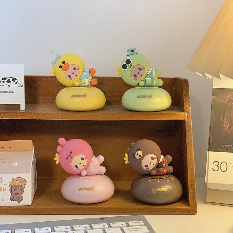 Đồng Hồ Báo Thức Mini Đa Năng Họa Tiết Hoạt Hình Xinh Xắn Dành Cho Học Sinh