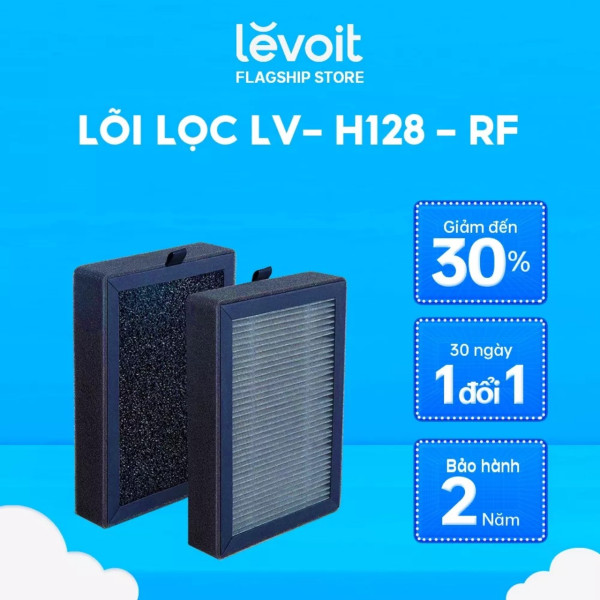 Lõi Lọc Diệt Khuẩn Cho Levoit H128-RF Gồm 2 Bộ Lọc Bộ Lọc Sơ Và Bộ Lọc HEPA | Hàng Chính Hãng