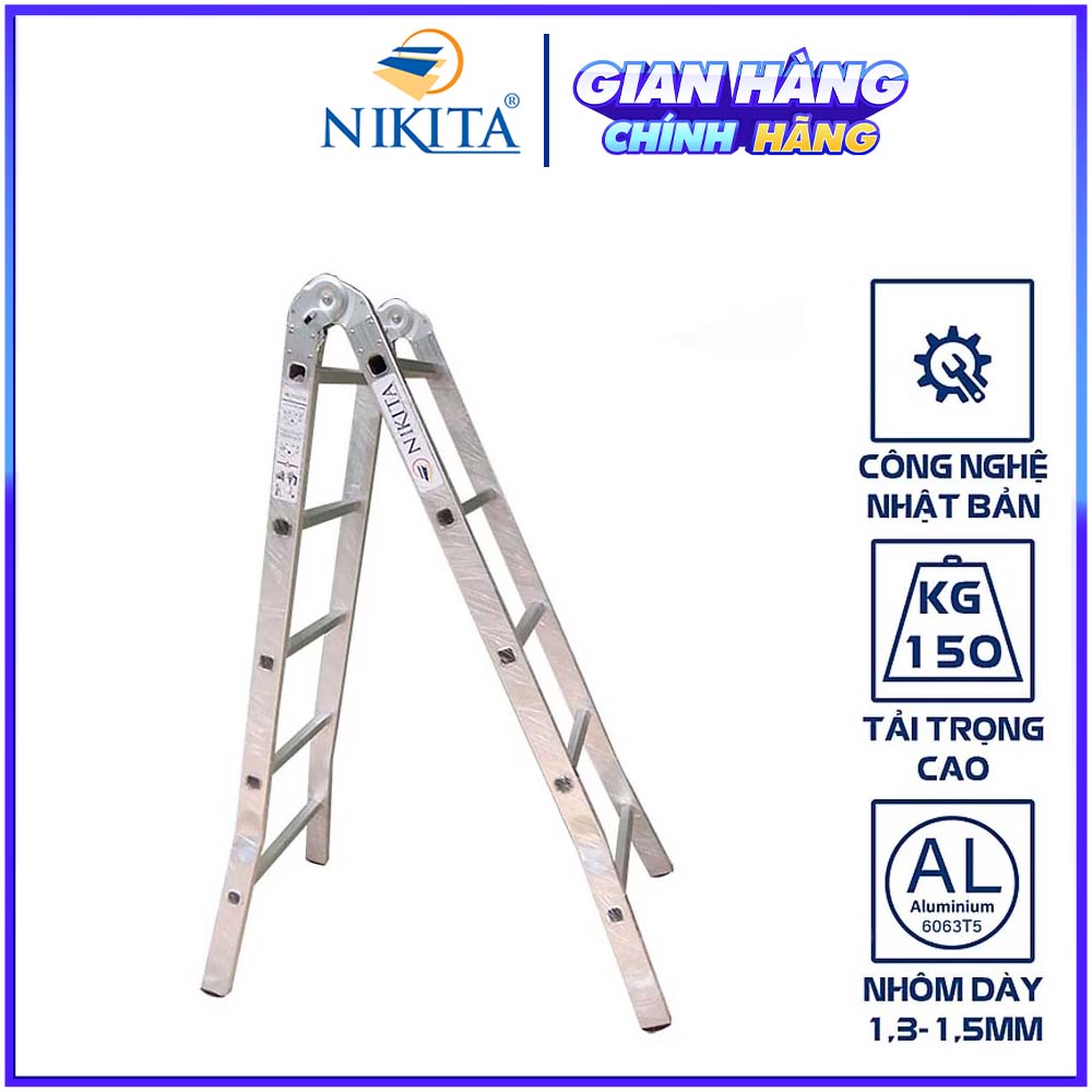 Hình ảnh Thang nhôm Nikita NKT- NIKA15