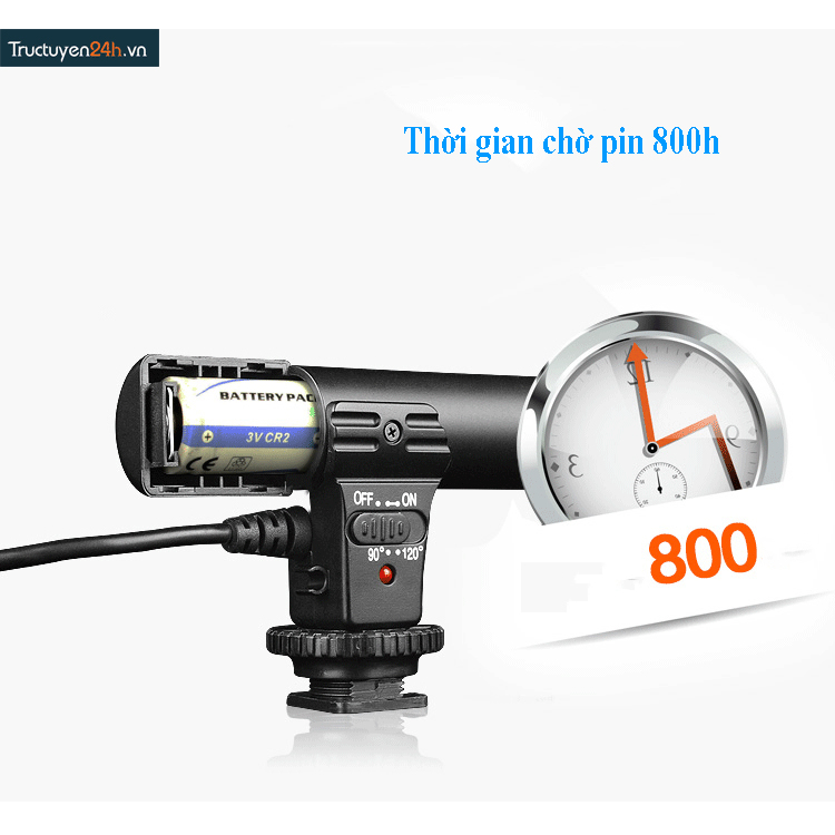 Microphone thu âm MIC-01 dùng cho máy ảnh .