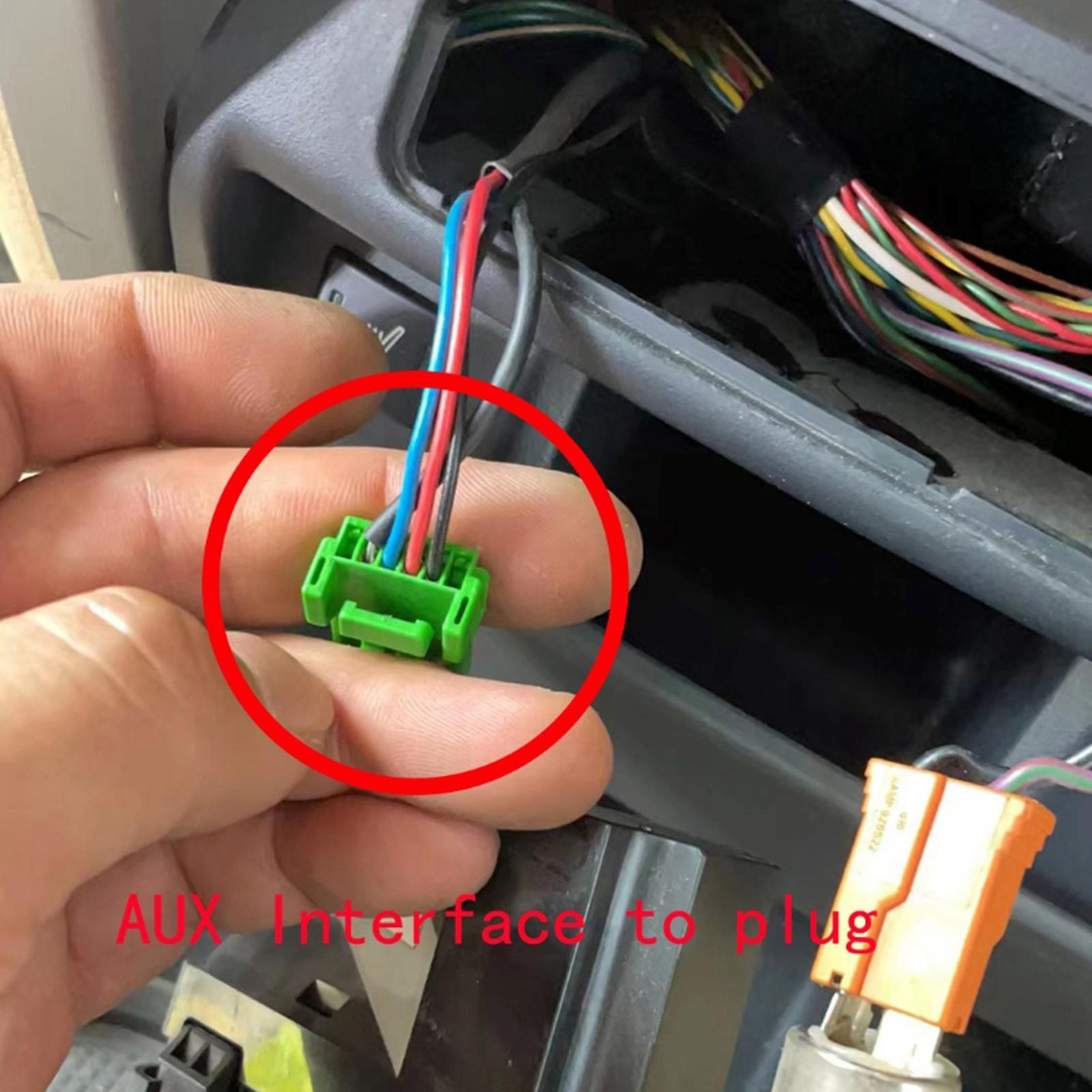 Car radio Audio Cable Adapter with Mic for