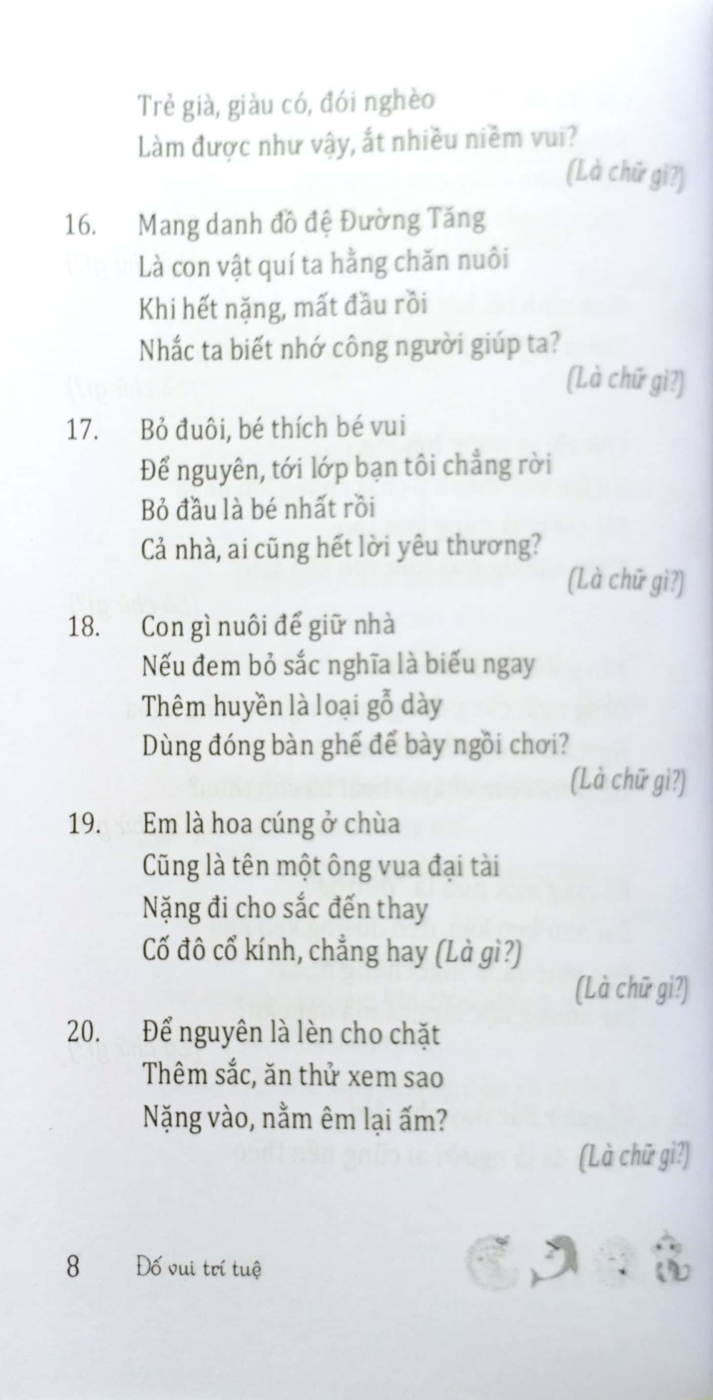 Đố Vui Trí Tuệ