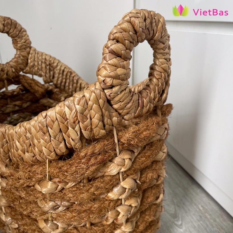 Giỏ lục bình đan đai