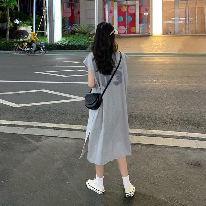 Váy/Đầm NữDáng Dài Ba Lỗ Phong Cách Hàn Quốc Mùa Hè 2021