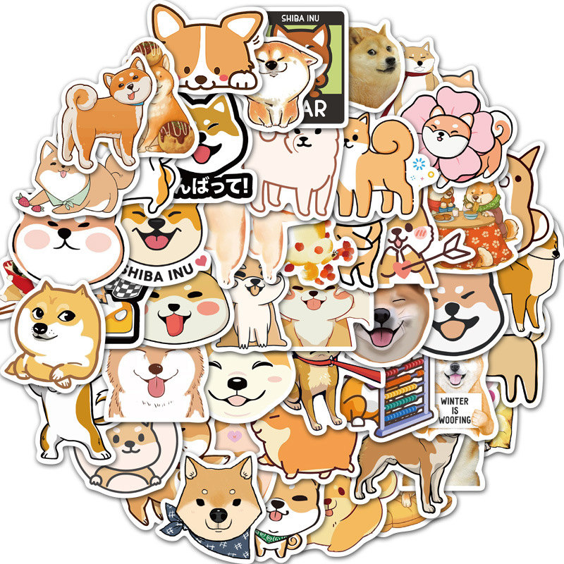 Sticker 50 miếng hình dán Yoshiba SetC