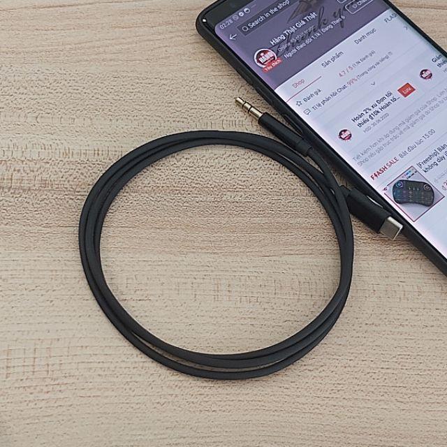 Cáp chuyển usb type-c ra loa dài 1m - Type-c to 3.5 - Type-c ra 3.5 SS - Hồ Phạm