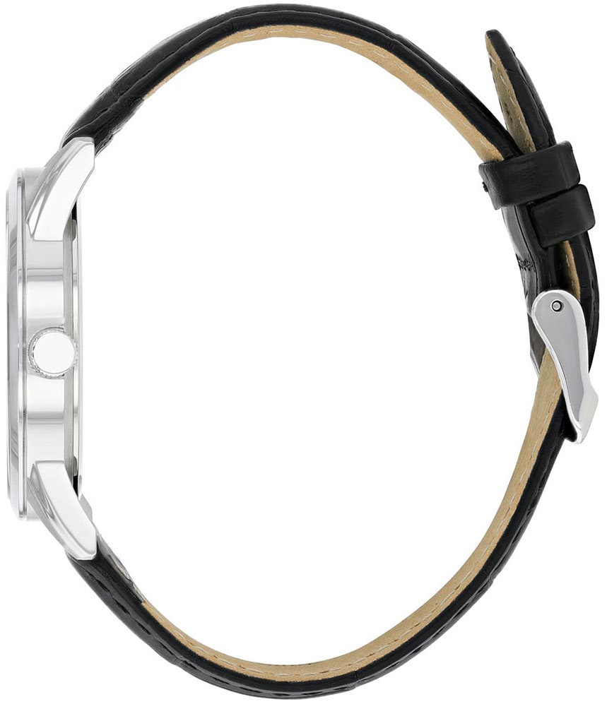 Đồng Hồ Citizen Nam Dây Da Pin (Quartz) BI5000-10E (39mm) - Mặt Đen