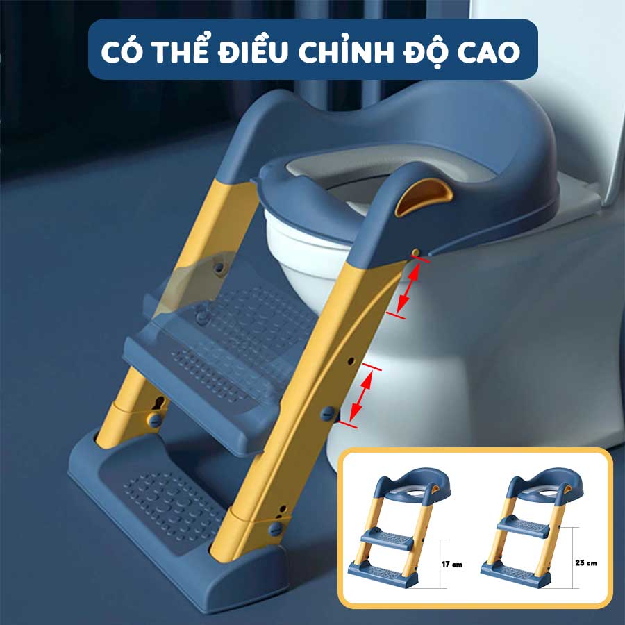 Thang Gắn Bồn Cầu PEEK A BOO Gấp Gọn Tiện Lợi Cho Bé 8858