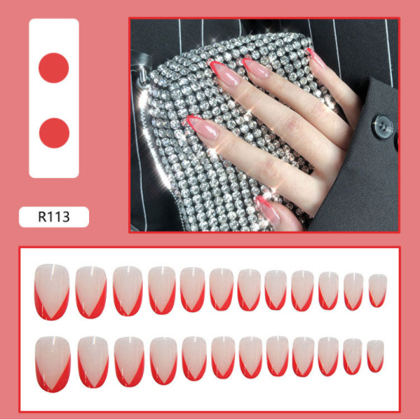 Bộ 24 móng tay giả nail thơi trang như hình
