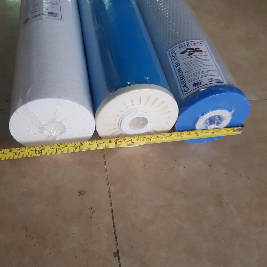 Bộ 3 lõi lọc BIGBLUE dùng cho cốc lọc béo 20 inch