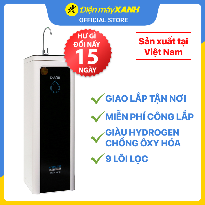 Máy lọc nước R.O Hydrogen Karofi M-I129/H 9 lõi - Hàng chính hãng - Giao toàn quốc