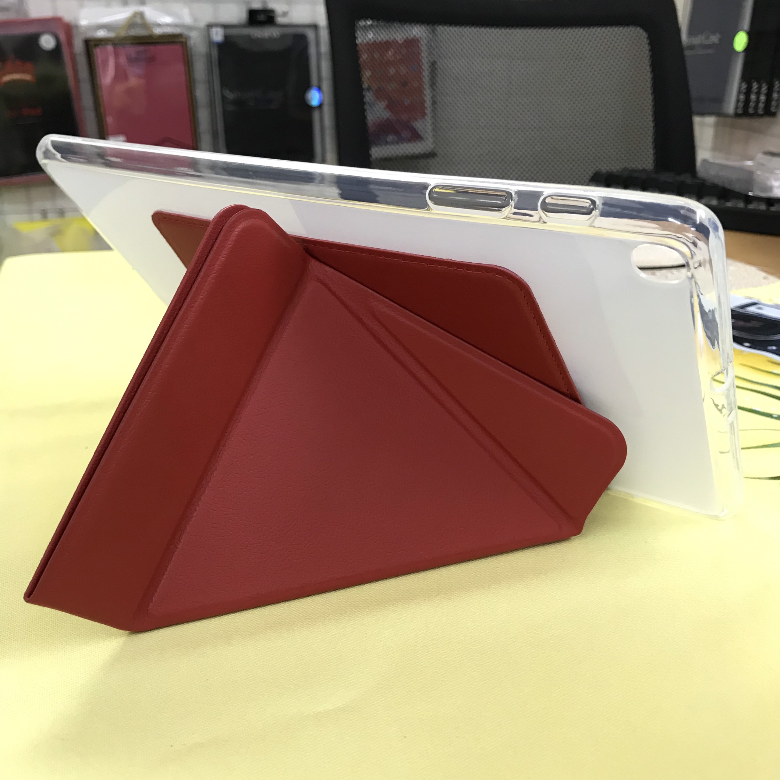 Bao Da Chính Hãng Onjess Cho Samsung Tab A7 Lite T220/T225 Lưng Silicon Mềm Chống Sốc - Hàng Chính Hãng