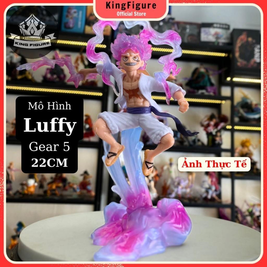 Mô Hình Luffy Gear 5 Bản Có Vũ Khí 22cm Mô hình One Piece Cao Cấp, Figure Mô Hình Anmie One Piece Luffy Vua Hải Tặc