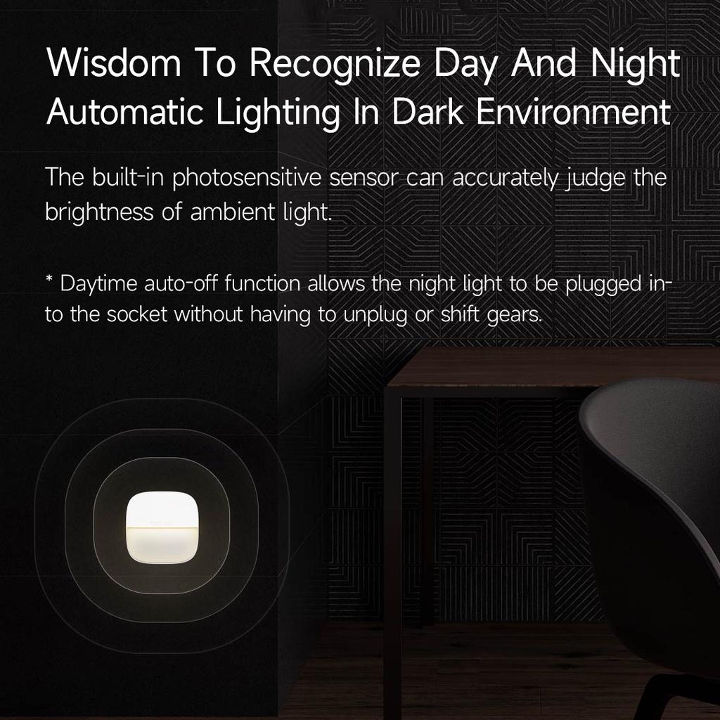 Đèn Ngủ Cảm Biến Ánh Sáng Yeelight Tiết Kiệm Năng Lượng Thích Hợp Cho Phòng Ngủ Bé