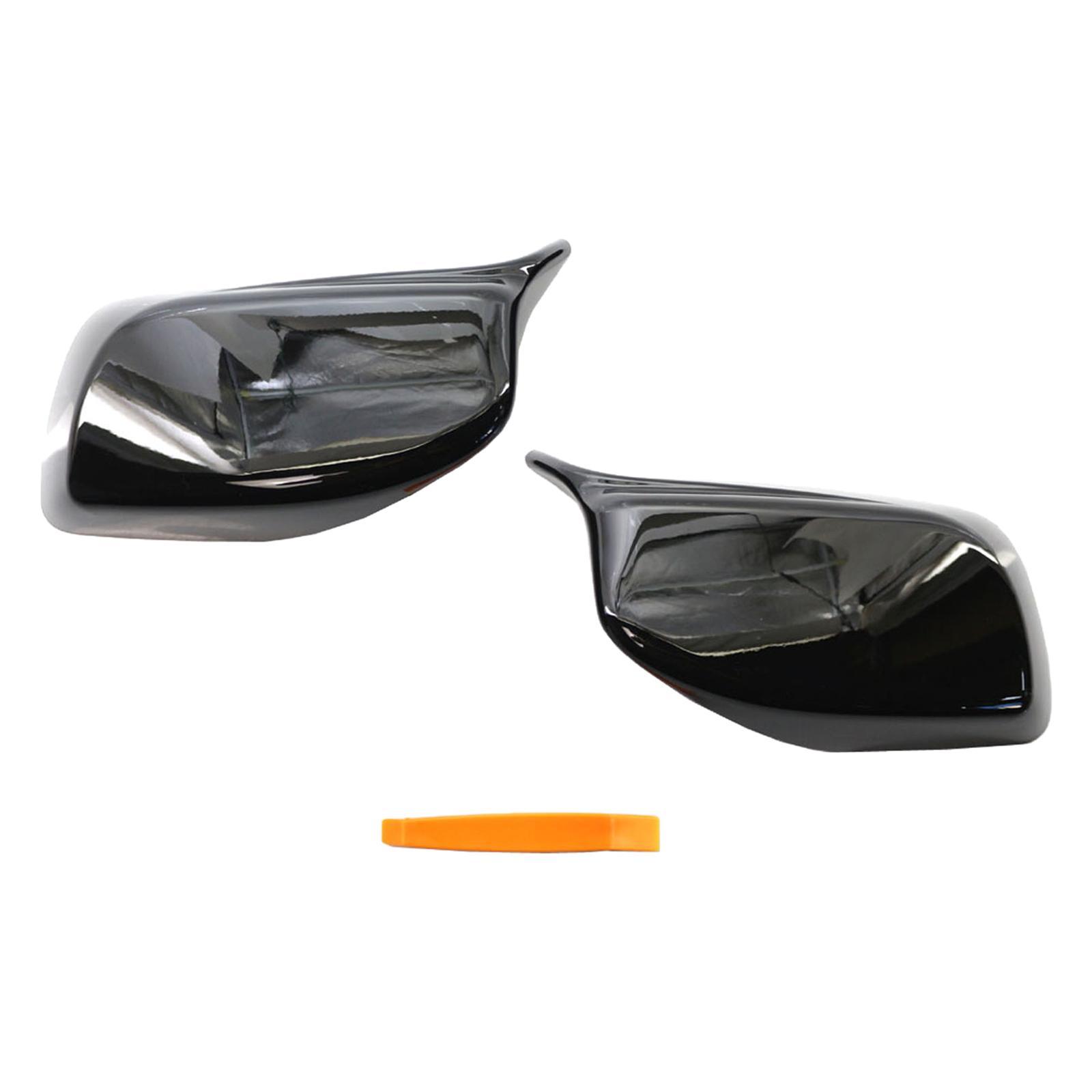 2x Gloss  Mirror Covers Caps  for   Series 2004-2007